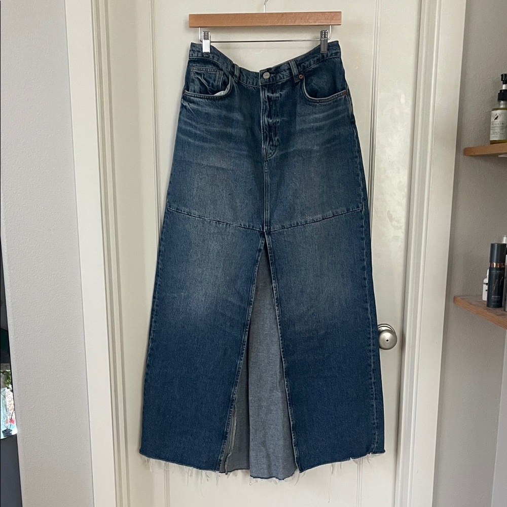 Reformation Taz Denim Maxi Skirt